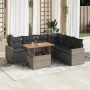 Set de sofás de jardín 7 pzas con cojines ratán sintético gris by , Garden sets - Ref: Foro24-3327049, Price: 474,67 €, Disco...