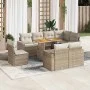 Set de sofás de jardín con cojines 9 pzas ratán sintético beige by , Garden sets - Ref: Foro24-3327054, Price: 708,83 €, Disc...