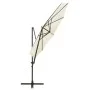 Ampelschirm mit Mast und LED-Leuchten 300 cm Sand von vidaXL, Sonnenschirme - Ref: Foro24-312336, Preis: 122,73 €, Rabatt: %