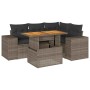 Juego de sofás jardín con cojines 5 pzas ratán sintético gris by , Garden sets - Ref: Foro24-3327371, Price: 404,12 €, Discou...