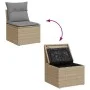 Set de sofás de jardín y cojines 8 piezas ratán sintético beige von , Gartensets - Ref: Foro24-3325315, Preis: 491,85 €, Raba...