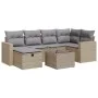 Set sofás de jardín 7 piezas y cojines ratán sintético beige by , Garden sets - Ref: Foro24-3325395, Price: 471,78 €, Discoun...