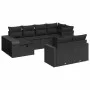 Set de sofás de jardín y cojines 10 pzas ratán sintético negro von , Gartensets - Ref: Foro24-3326059, Preis: 584,13 €, Rabat...