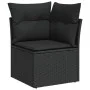 Set de sofás de jardín y cojines 10 pzas ratán sintético negro von , Gartensets - Ref: Foro24-3326059, Preis: 584,13 €, Rabat...