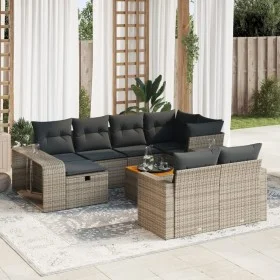 Set de sofás de jardín 11 pzas y cojines ratán sintético gris by , Garden sets - Ref: Foro24-3326084, Price: 596,52 €, Discou...