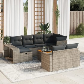 Set de sofás de jardín 11 pzas y cojines ratán sintético gris by , Garden sets - Ref: Foro24-3326084, Price: 614,95 €, Discou...