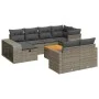 Set de sofás de jardín 11 pzas y cojines ratán sintético gris by , Garden sets - Ref: Foro24-3326084, Price: 596,52 €, Discou...