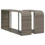 Set de sofás de jardín 11 pzas y cojines ratán sintético gris by , Garden sets - Ref: Foro24-3326084, Price: 596,52 €, Discou...