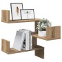 Estantería pared de esquina madera roble artisan 40x40x49,5 cm von , Regale und Regale - Ref: Foro24-856608, Preis: 30,12 €, ...
