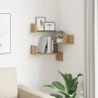Estantería pared de esquina madera roble artisan 40x40x49,5 cm von , Regale und Regale - Ref: Foro24-856608, Preis: 30,12 €, ...