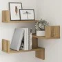Estantería pared de esquina madera roble artisan 40x40x49,5 cm von , Regale und Regale - Ref: Foro24-856608, Preis: 31,87 €, ...