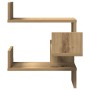 Estantería pared de esquina madera roble artisan 40x40x49,5 cm von , Regale und Regale - Ref: Foro24-856608, Preis: 30,12 €, ...