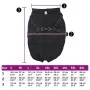 Abrigo para perro con arnés impermeable reflectante 4XL negro de , Ropa para perros - Ref: Foro24-4019646, Precio: 23,34 €, D...