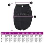 Abrigo para perro con arnés impermeable reflectante 4XL negro von , Kleidung für Hunde - Ref: Foro24-4019646, Preis: 23,80 €,...
