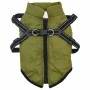 Abrigo perro con arnés impermeable reflectante M verde militar by , Clothes for dogs - Ref: Foro24-4019893, Price: 19,38 €, D...