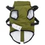 Abrigo perro con arnés impermeable reflectante M verde militar by , Clothes for dogs - Ref: Foro24-4019893, Price: 19,38 €, D...