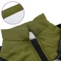 Abrigo perro con arnés impermeable reflectante M verde militar by , Clothes for dogs - Ref: Foro24-4019893, Price: 19,38 €, D...