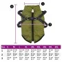 Abrigo perro con arnés impermeable reflectante M verde militar by , Clothes for dogs - Ref: Foro24-4019893, Price: 19,38 €, D...