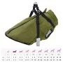 Abrigo perro arnés impermeable reflectante 6XL verde militar by , Clothes for dogs - Ref: Foro24-4019900, Price: 26,64 €, Dis...