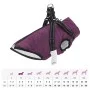 Abrigo para perro con arnés impermeable reflectante M morado von , Kleidung für Hunde - Ref: Foro24-4019902, Preis: 19,38 €, ...