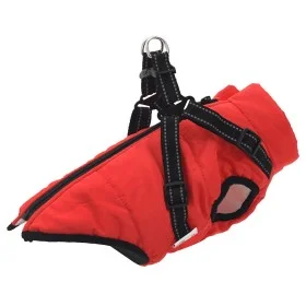 Abrigo para perro con arnés impermeable reflectante L rojo von , Kleidung für Hunde - Ref: Foro24-4019949, Preis: 19,38 €, Ra...