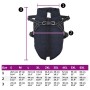 Abrigo perro con arnés impermeable reflectante M azul marino von , Kleidung für Hunde - Ref: Foro24-4019914, Preis: 19,78 €, ...