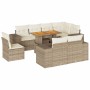 Set de sofás de jardín con cojines 9 pzas ratán sintético beige de , Conjuntos de jardín - Ref: Foro24-3327390, Precio: 763,9...