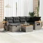Set de sofás de jardín 7 pzas con cojines ratán sintético gris by , Garden sets - Ref: Foro24-3325980, Price: 432,45 €, Disco...
