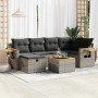 Set de sofás de jardín 7 pzas con cojines ratán sintético gris von , Gartensets - Ref: Foro24-3325980, Preis: 468,04 €, Rabat...