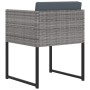 Garden dining set 11 pieces with gray synthetic rattan cushions by vidaXL, Garden sets - Ref: Foro24-313101, Price: 692,10 €,...