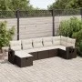 Juego de sofás de jardín 7 piezas con cojines ratán PE marrón von , Gartensets - Ref: Foro24-3325509, Preis: 464,86 €, Rabatt: %