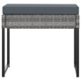 Garden dining set 11 pieces with gray synthetic rattan cushions by vidaXL, Garden sets - Ref: Foro24-313101, Price: 692,10 €,...