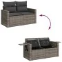 Set de sofás de jardín y cojines 8 piezas ratán sintético gris von , Gartensets - Ref: Foro24-3325516, Preis: 487,04 €, Rabat...