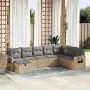 Set de sofás de jardín y cojines 8 piezas ratán sintético beige de , Conjuntos de jardín - Ref: Foro24-3325535, Precio: 514,0...