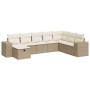 Set de sofás de jardín y cojines 8 piezas ratán sintético beige von , Gartensets - Ref: Foro24-3325734, Preis: 577,86 €, Raba...