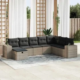 Set de sofás de jardín y cojines 8 piezas ratán sintético gris von , Gartensets - Ref: Foro24-3325736, Preis: 508,30 €, Rabat...