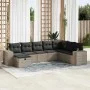 Set de sofás de jardín y cojines 8 piezas ratán sintético gris by , Garden sets - Ref: Foro24-3325736, Price: 508,30 €, Disco...