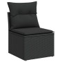 Set de sofás de jardín 7 pzas con cojines ratán sintético negro by , Garden sets - Ref: Foro24-3326031, Price: 440,29 €, Disc...