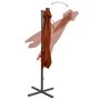 Cantilever parasol with pole and terracotta LED lights 250 cm by vidaXL, Umbrellas - Ref: Foro24-312327, Price: 163,91 €, Dis...