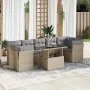 Set de sofás de jardín y cojines 8 piezas ratán sintético beige by , Garden sets - Ref: Foro24-3326120, Price: 552,73 €, Disc...