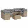 Set de sofás de jardín y cojines 8 piezas ratán sintético beige von , Gartensets - Ref: Foro24-3326120, Preis: 561,28 €, Raba...
