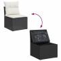 Set de sofás de jardín con cojines 9 pzas ratán sintético negro von , Gartensets - Ref: Foro24-3326207, Preis: 570,96 €, Raba...