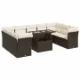 Set de sofás de jardín 10 pzas y cojines ratán sintético marrón von , Gartensets - Ref: Foro24-3326224, Preis: 681,42 €, Raba...