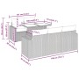 Set de muebles de jardín 6 pzas y cojines ratán sintético gris by , Garden sets - Ref: Foro24-3326251, Price: 469,58 €, Disco...