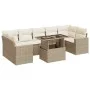 Set de sofás de jardín y cojines 8 piezas ratán sintético beige von , Gartensets - Ref: Foro24-3326279, Preis: 597,43 €, Raba...
