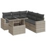Set de sofás de jardín 6 pzas y cojines ratán sintético gris by , Garden sets - Ref: Foro24-3326323, Price: 466,10 €, Discoun...