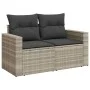 Set de sofás de jardín 6 pzas y cojines ratán sintético gris by , Garden sets - Ref: Foro24-3326323, Price: 484,13 €, Discoun...