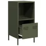 Aparador de acero laminado en frío verde oliva 35x39x73,5 cm von , Sideboards - Ref: Foro24-851356, Preis: 57,87 €, Rabatt: %