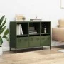 Aparador de acero laminado en frío verde oliva 101,5x39x73,5 cm de , Aparadores - Ref: Foro24-851368, Precio: 124,80 €, Descu...