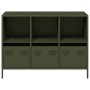 Aparador de acero laminado en frío verde oliva 101,5x39x73,5 cm von , Sideboards - Ref: Foro24-851368, Preis: 175,90 €, Rabat...